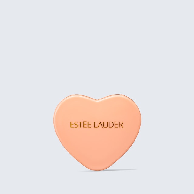 Heart Compact Mirror<Salmon Pink>